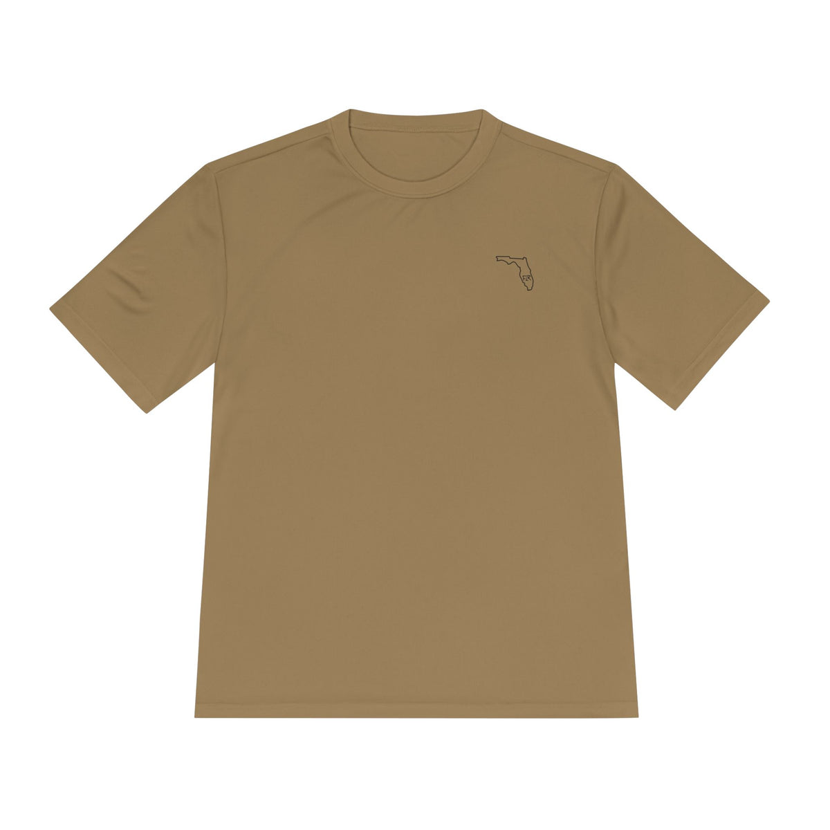 FLR Redfish Crossbones Dryfit Tee - UPF Performance Fishing Shirt detail view