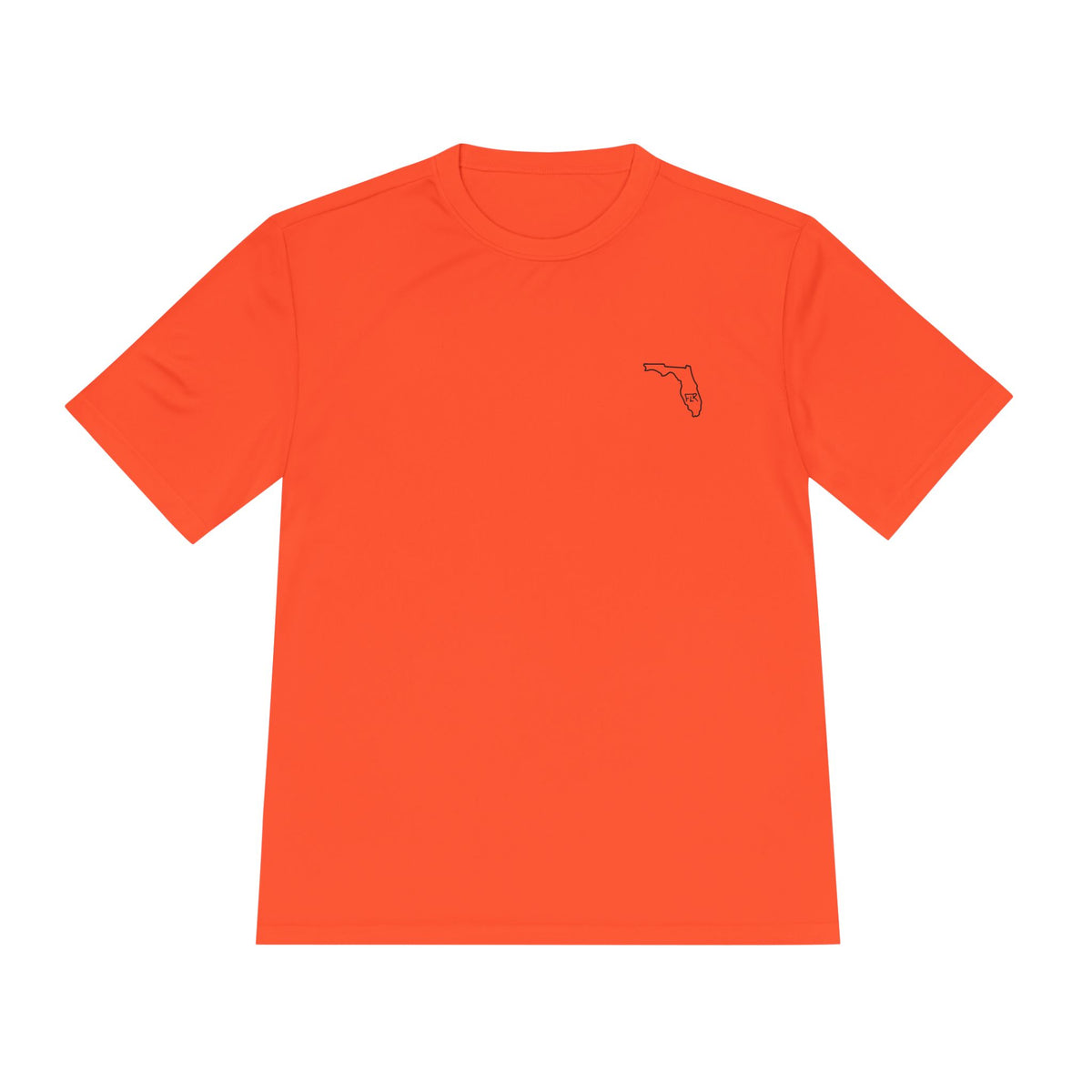 FLR Fish Til I'm Dead Dryfit Performance Tee - UPF Moisture-Wicking Fishing Shirt detail view
