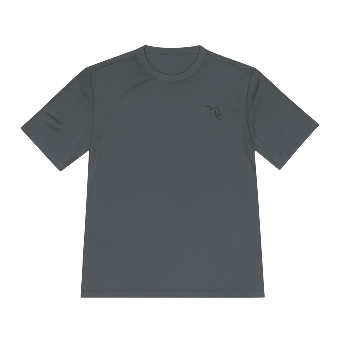 FLR Redfish Crossbones Dryfit Tee - UPF Performance Fishing Shirt detail view