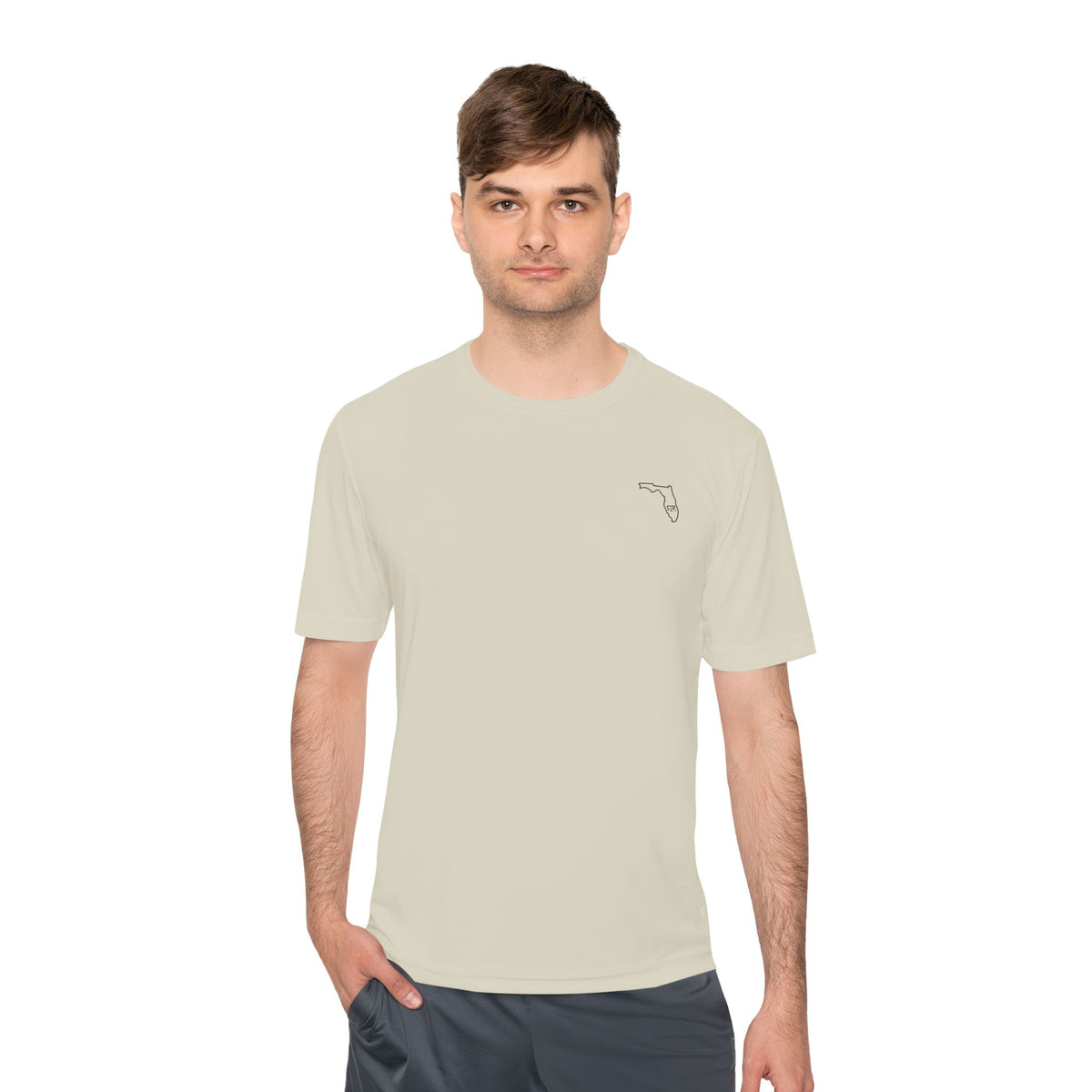 FLR Redfish Crossbones Dryfit Tee - UPF Performance Fishing Shirt detail view