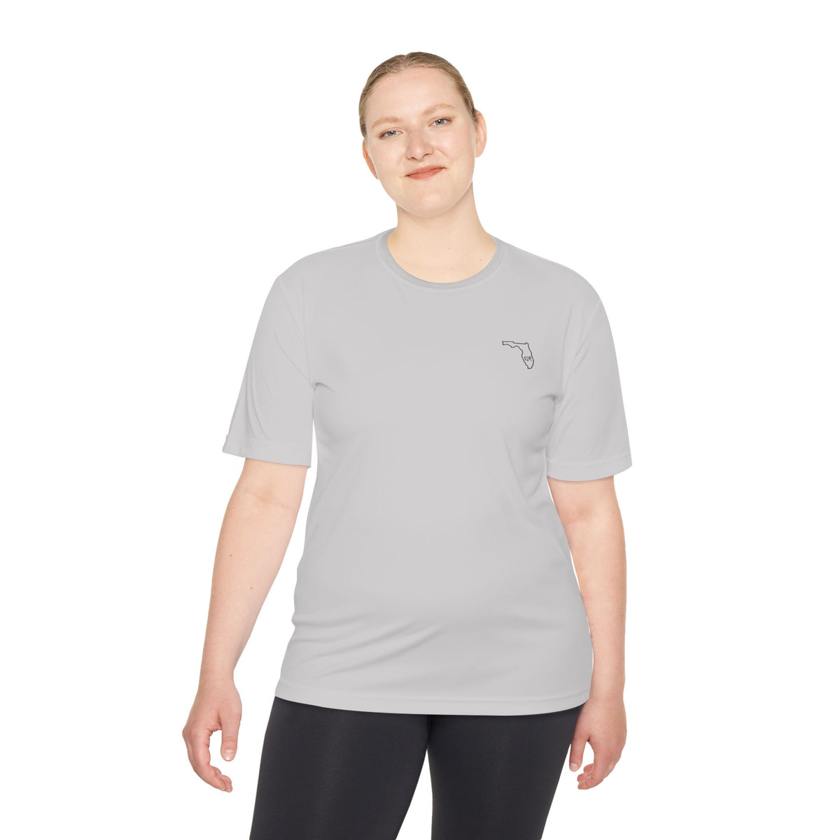 FLR Redfish Crossbones Dryfit Tee - UPF Performance Fishing Shirt detail view