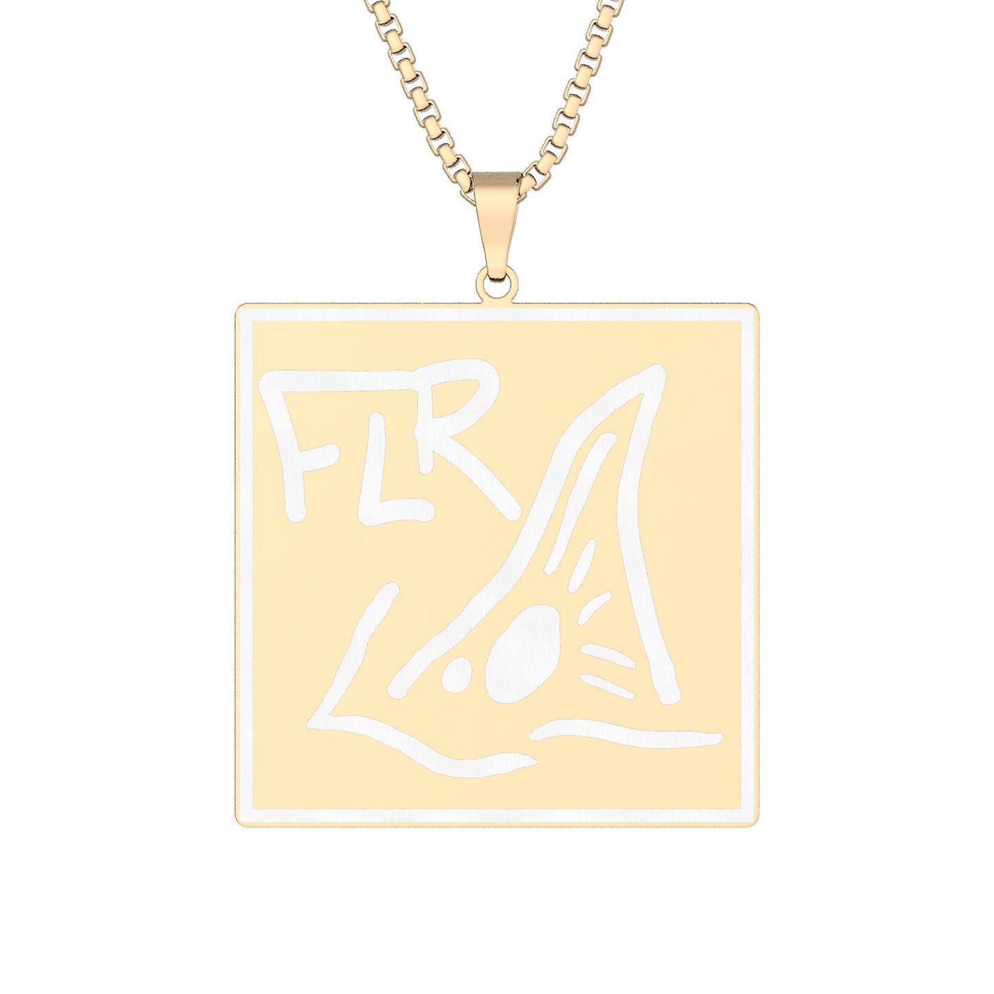 FLR Engraved Logo Pendant | Florida Redfish LLC Jewelry