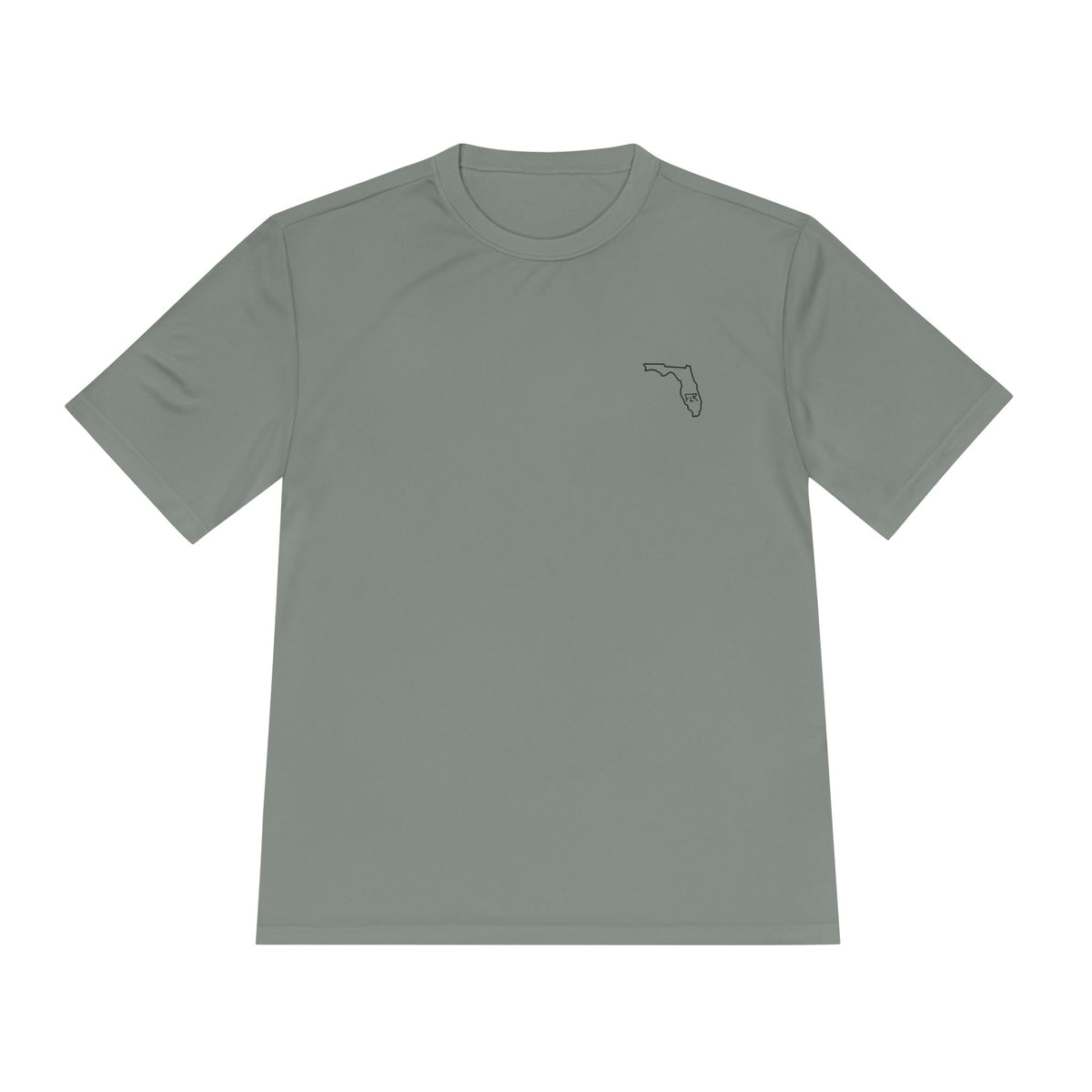 FLR Fish Til I'm Dead Dryfit Performance Tee - UPF Moisture-Wicking Fishing Shirt detail view