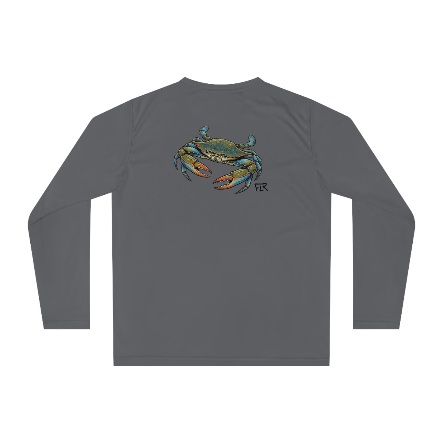 FLR Blue Crab Dry-fit Long-sleeve Shirt