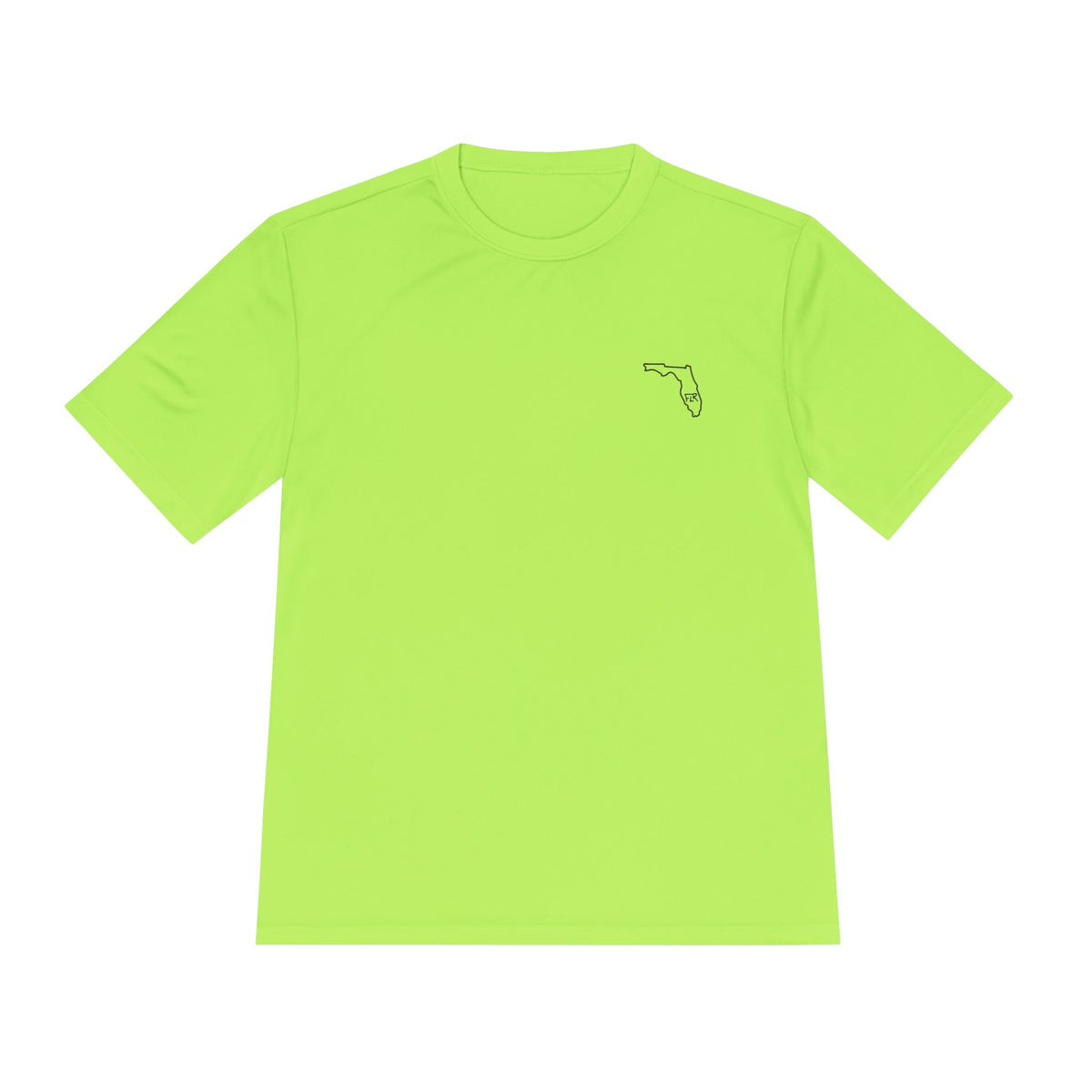 FLR Fish Til I'm Dead Dryfit Performance Tee - UPF Moisture-Wicking Fishing Shirt detail view
