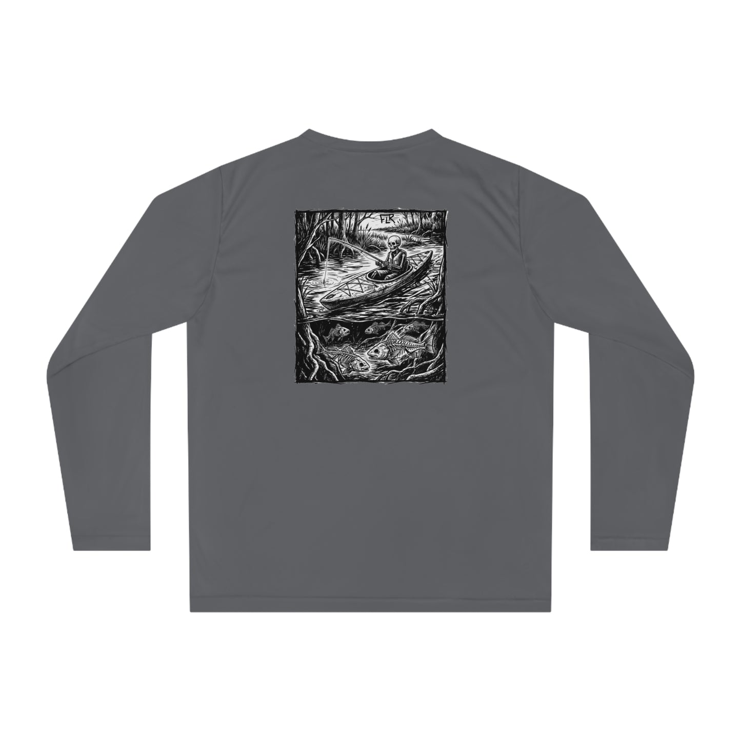 FLR Kayak Fishin' Dry-fit Long-sleeve Shirt