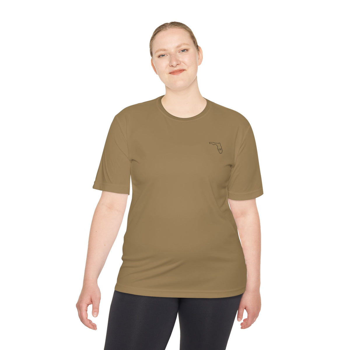 FLR Redfish Crossbones Dryfit Tee - UPF Performance Fishing Shirt detail view