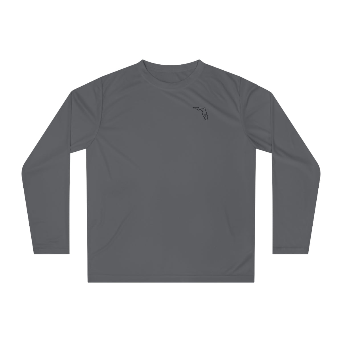 FLR Redfish Skeleton Dryfit Long Sleeve - UPF Performance Fishing Shirt detail view