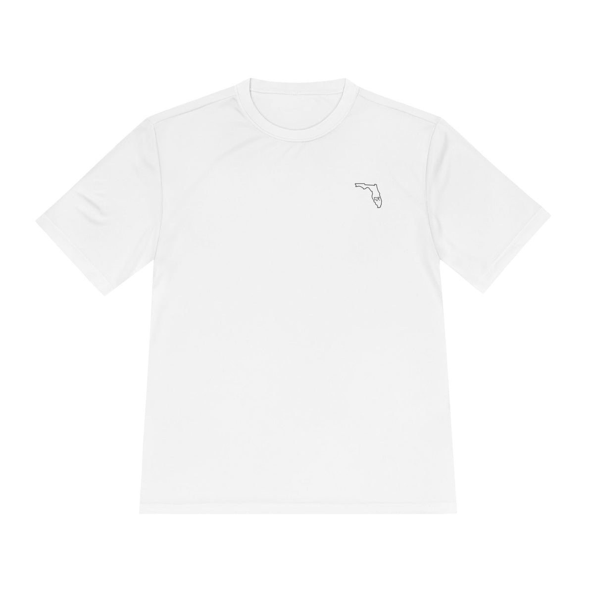 FLR Redfish Crossbones Dryfit Tee - UPF Performance Fishing Shirt - Florida Redfish LLC