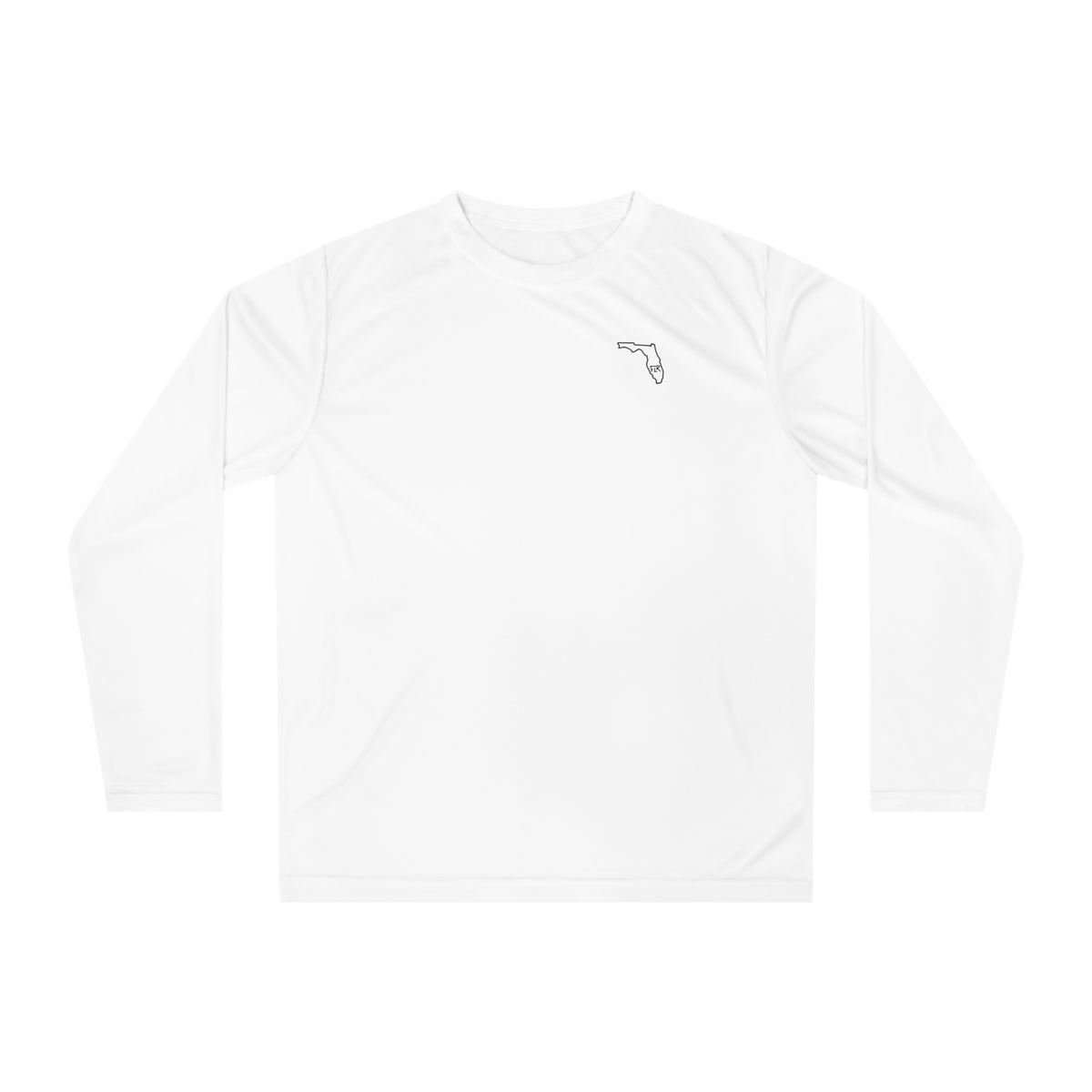 FLR Mangrove Red Dryfit Long Sleeve - UPF Performance Fishing Shirt detail view