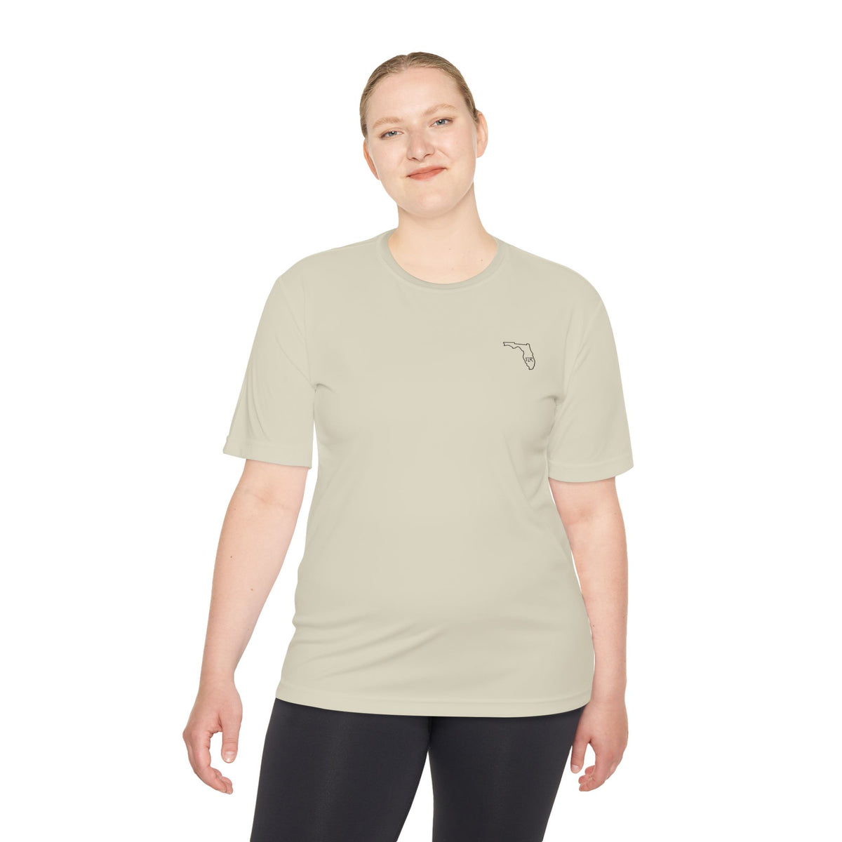 FLR Redfish Crossbones Dryfit Tee - UPF Performance Fishing Shirt detail view