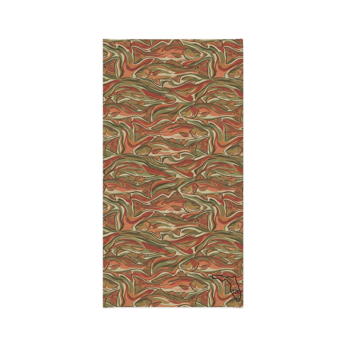 FLR Redfish Camo Neck Gaiter - UPF Sun Protection Fishing Gaiter - Florida Redfish LLC