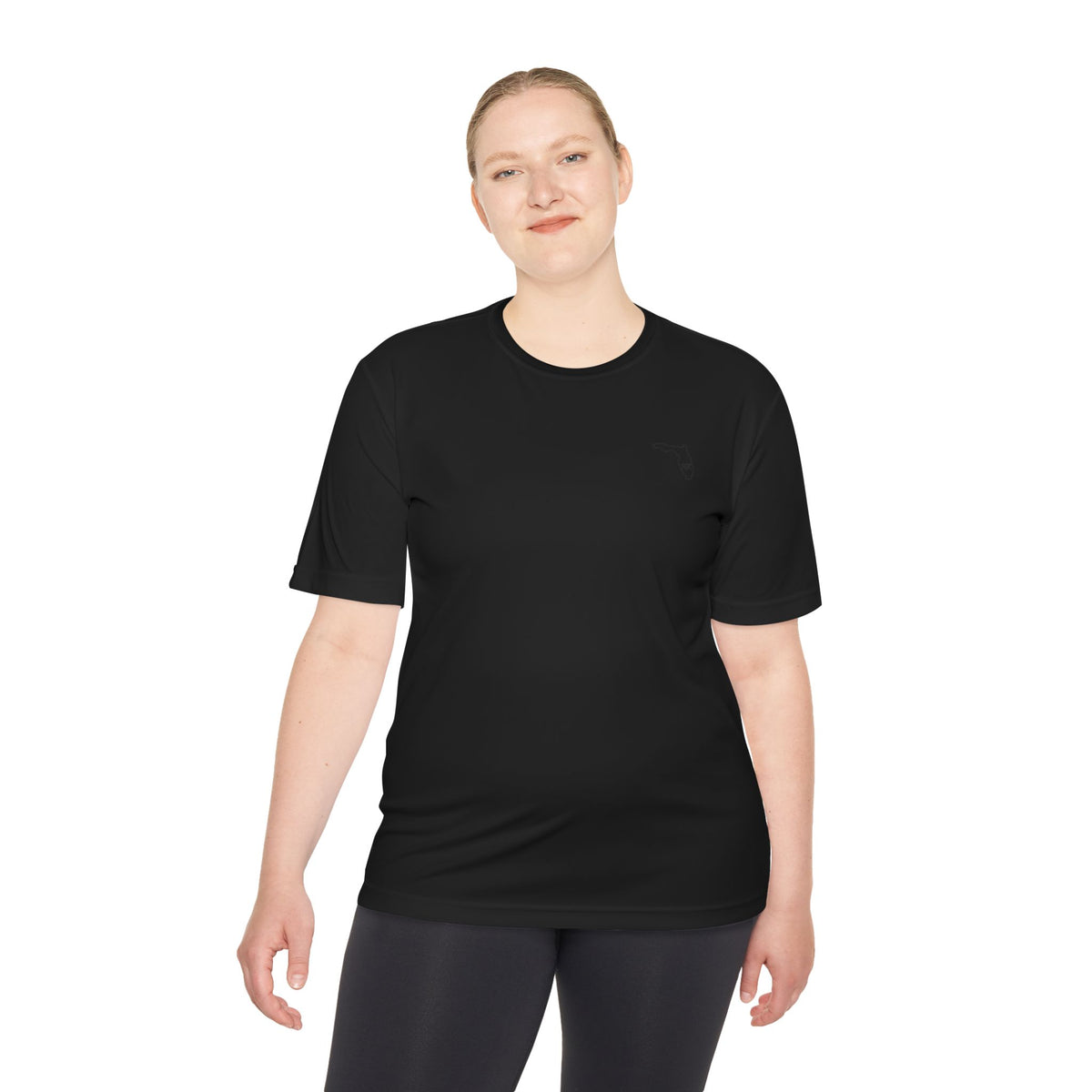 FLR Redfish Crossbones Dryfit Tee - UPF Performance Fishing Shirt detail view