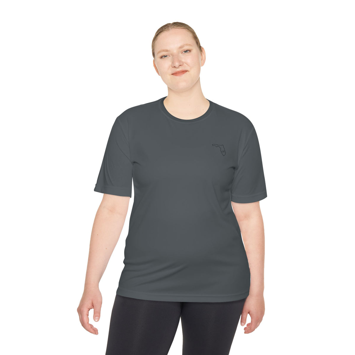 FLR Redfish Crossbones Dryfit Tee - UPF Performance Fishing Shirt detail view