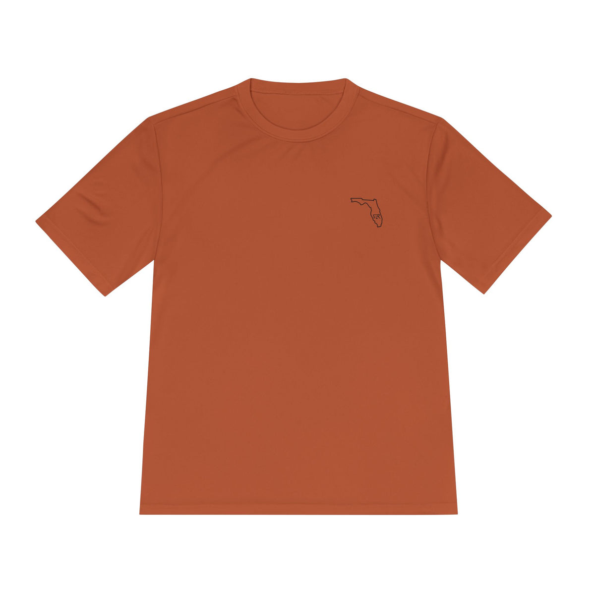 FLR Fish Til I'm Dead Dryfit Performance Tee - UPF Moisture-Wicking Fishing Shirt detail view