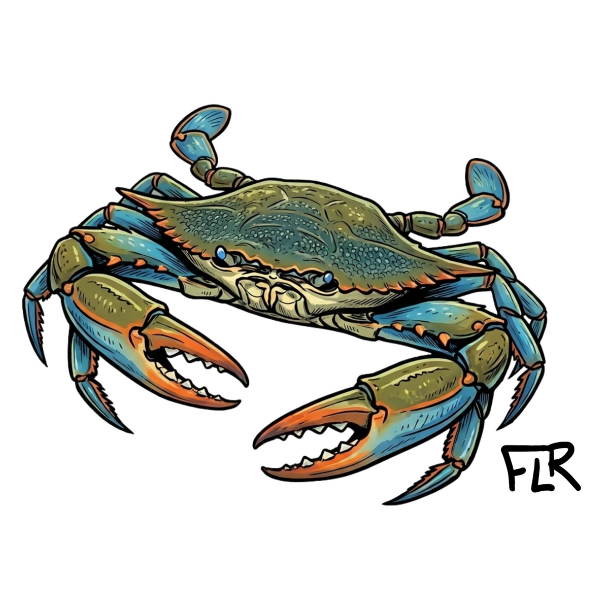 Medium Vinyl Sticker (3-4") | Redfish & Coastal Designs