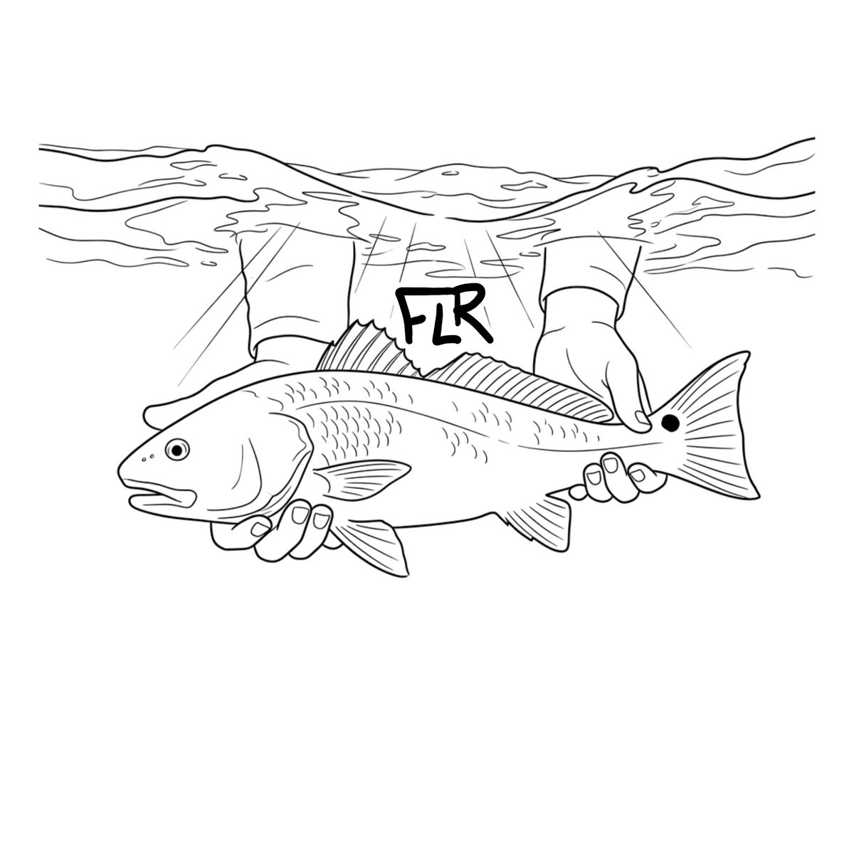 Medium Vinyl Sticker (3-4") | Redfish & Coastal Designs