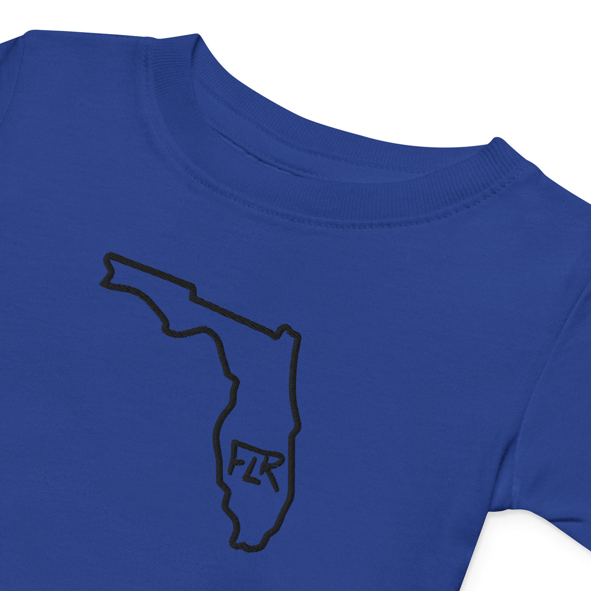 FLR Florida Outline Baby T-Shirt - Florida Redfish LLC Kids Tee detail view