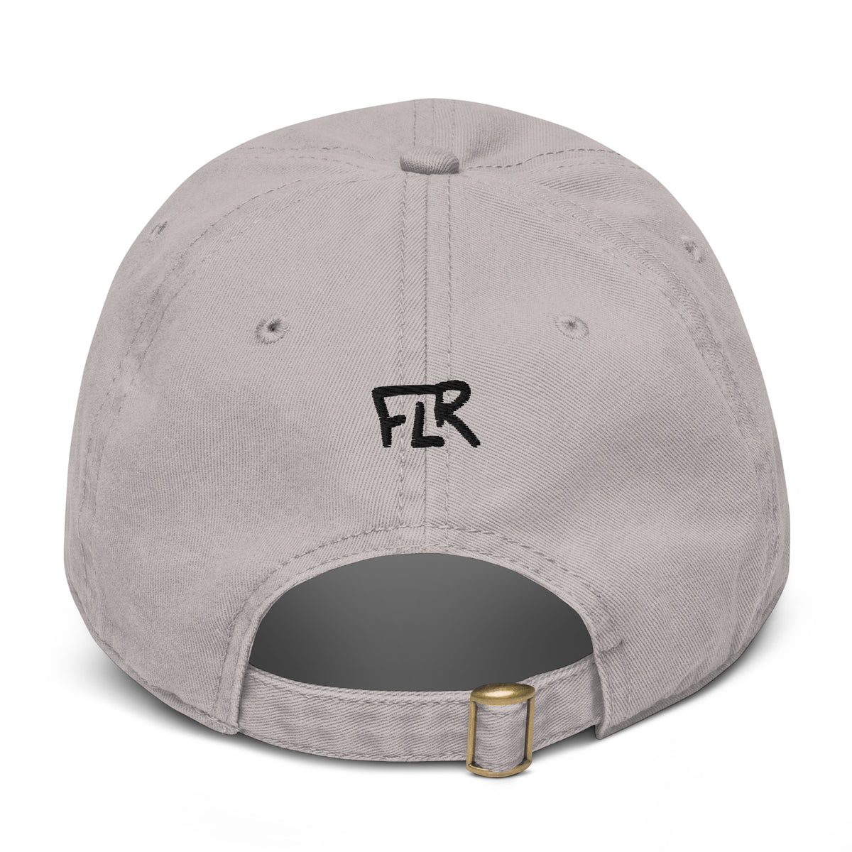 FLR Redfish Garment-Washed Dad Cap - Soft Unstructured Florida Fishing Hat detail view