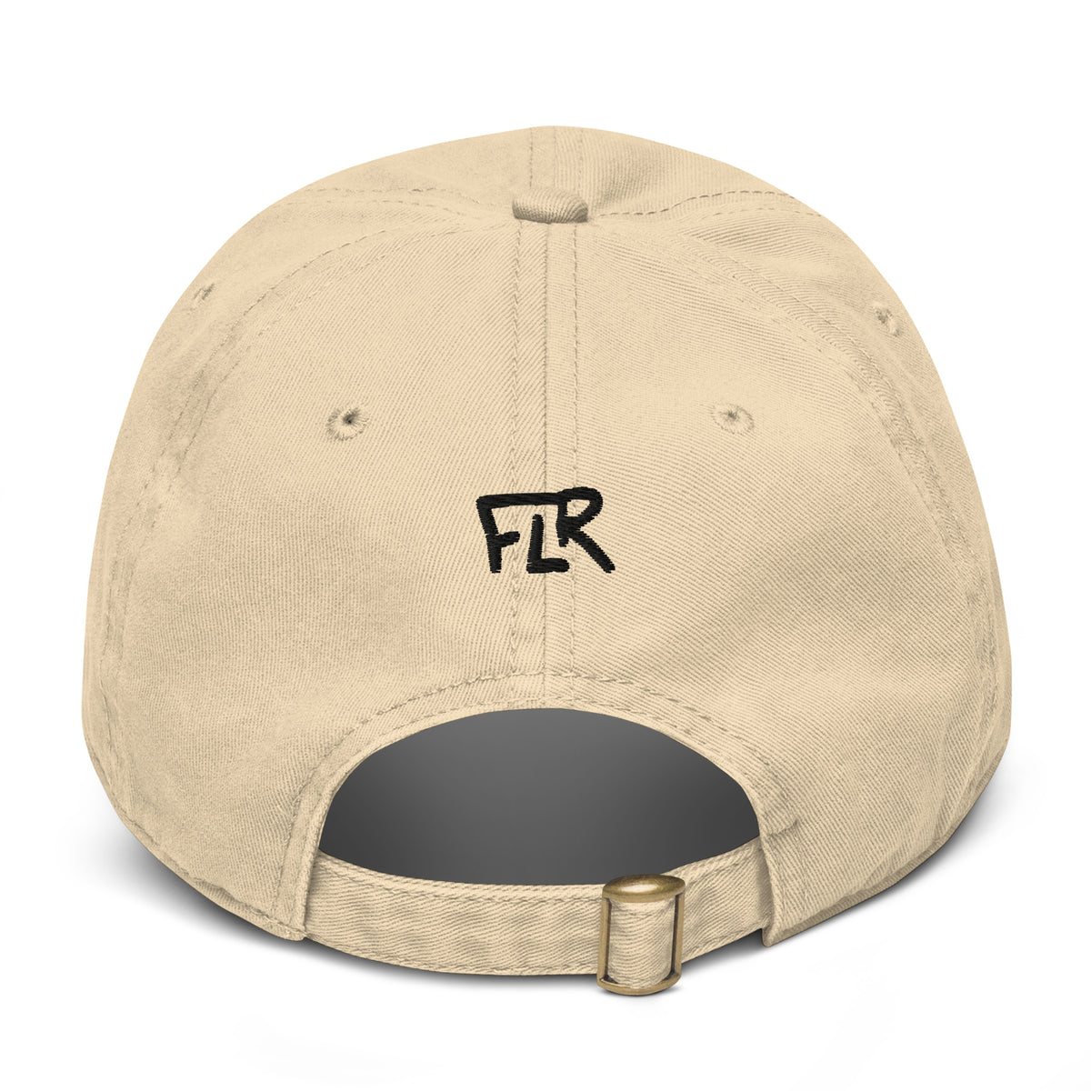 FLR Redfish Garment-Washed Dad Cap - Soft Unstructured Florida Fishing Hat detail view
