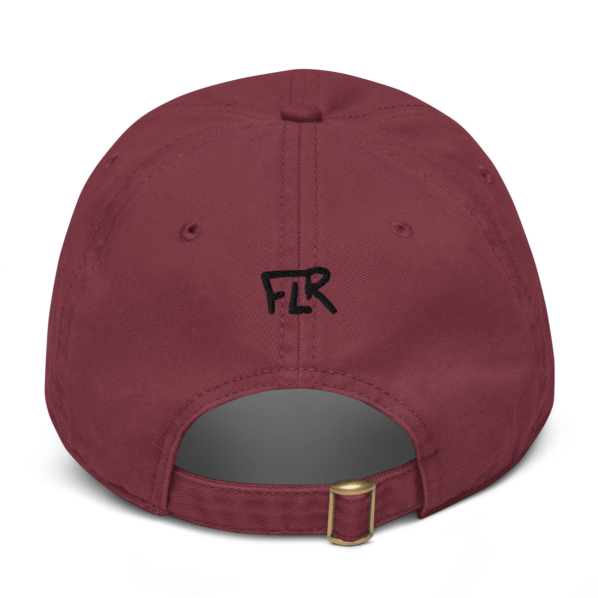FLR Redfish Garment-Washed Dad Cap - Soft Unstructured Florida Fishing Hat detail view