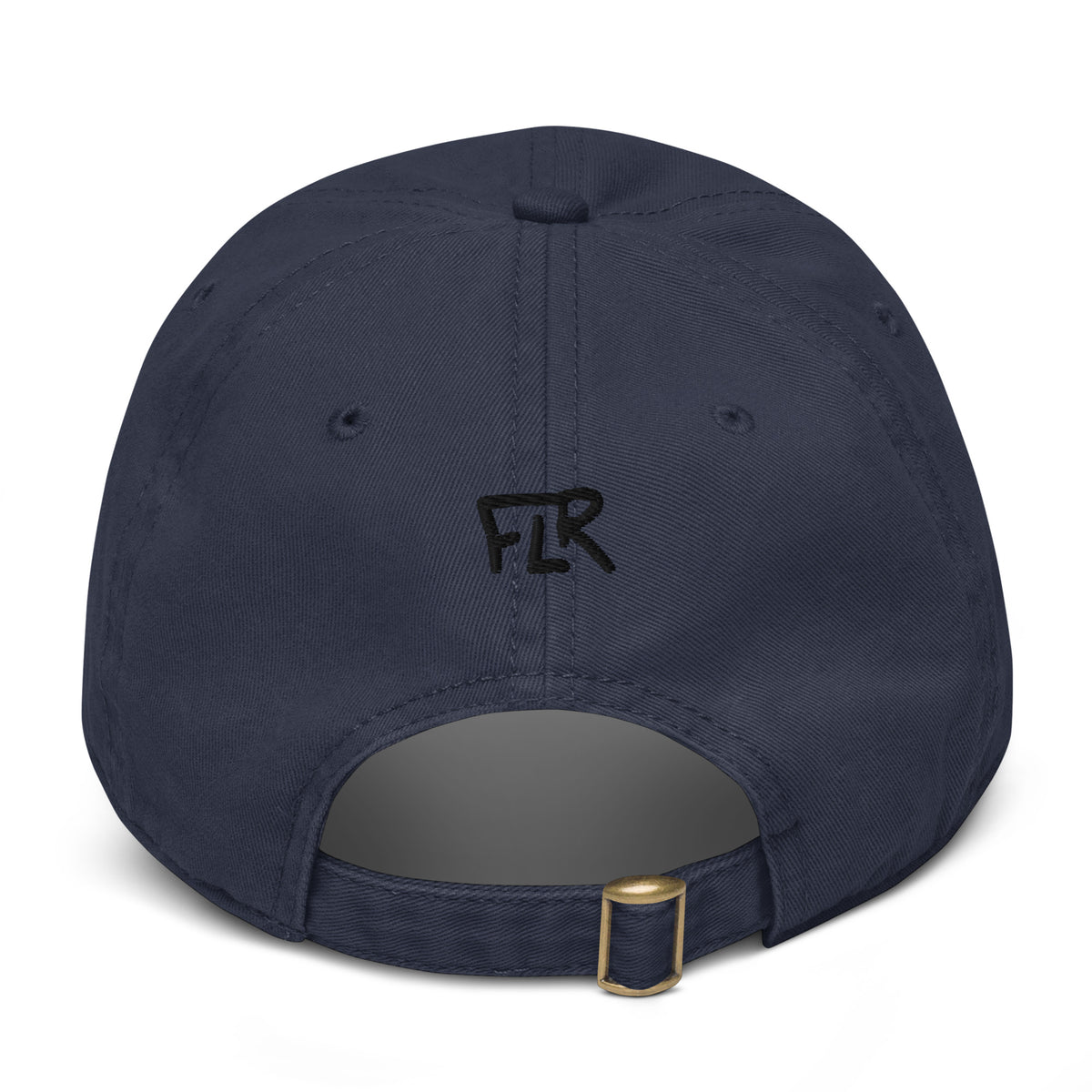FLR Redfish Garment-Washed Dad Cap - Soft Unstructured Florida Fishing Hat detail view