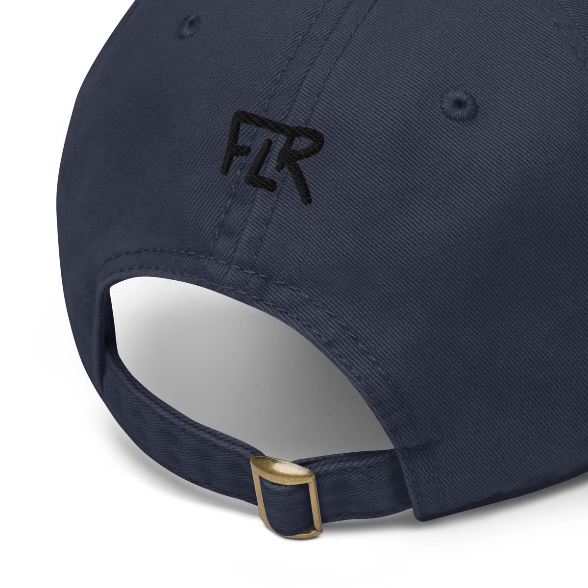 FLR Redfish Garment-Washed Dad Cap - Soft Unstructured Florida Fishing Hat detail view