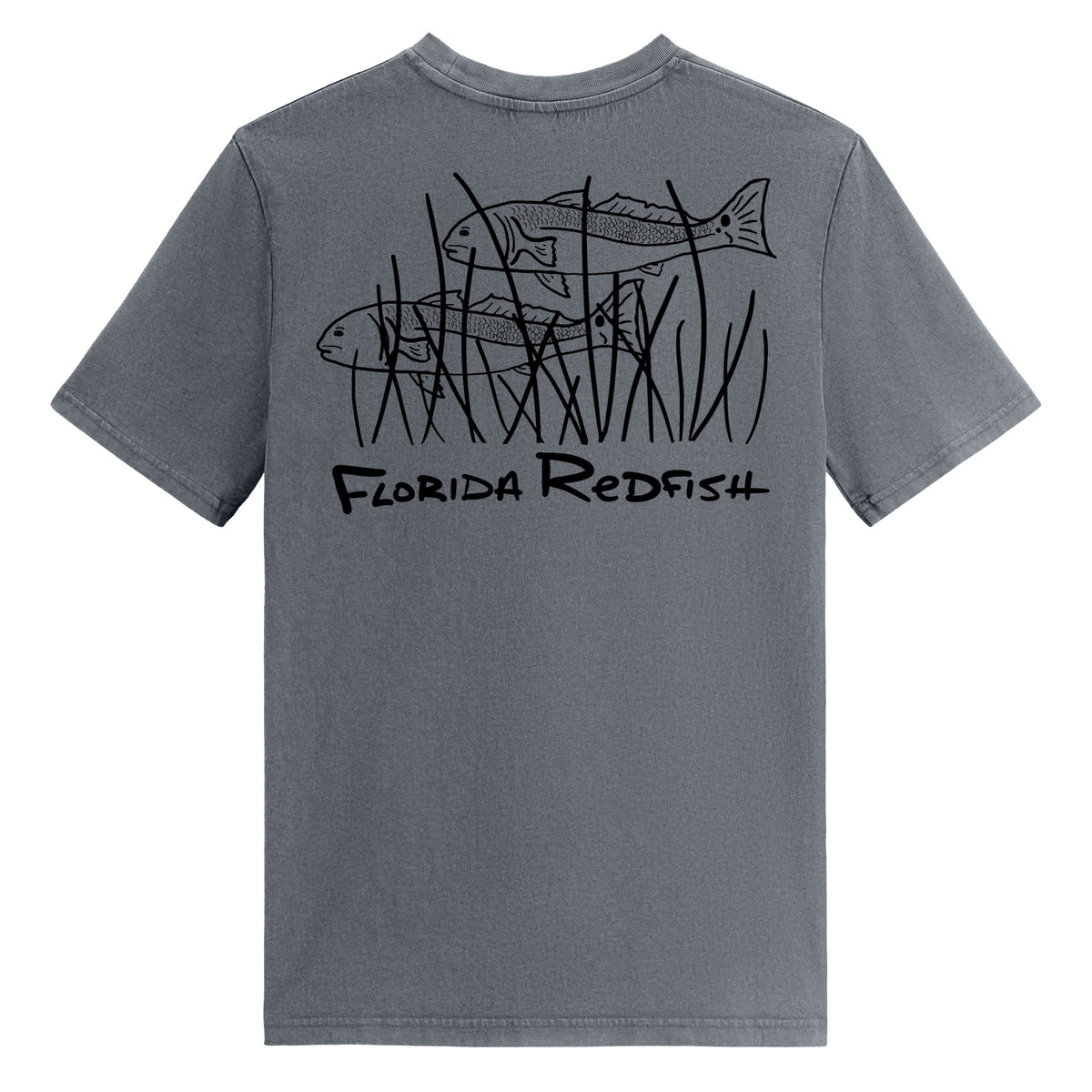 Schooling Reds Vintage Unisex Fishing T-Shirt - Florida Redfish LLC - view 4
