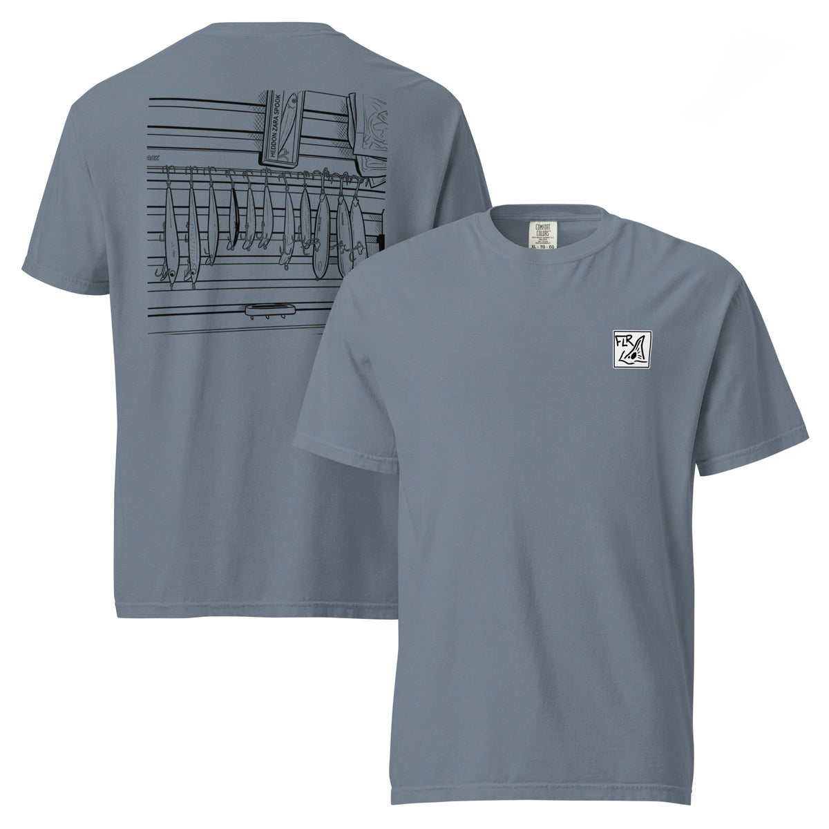 Lure Collection Unisex Fishing T-Shirt - Florida Redfish LLC detail view