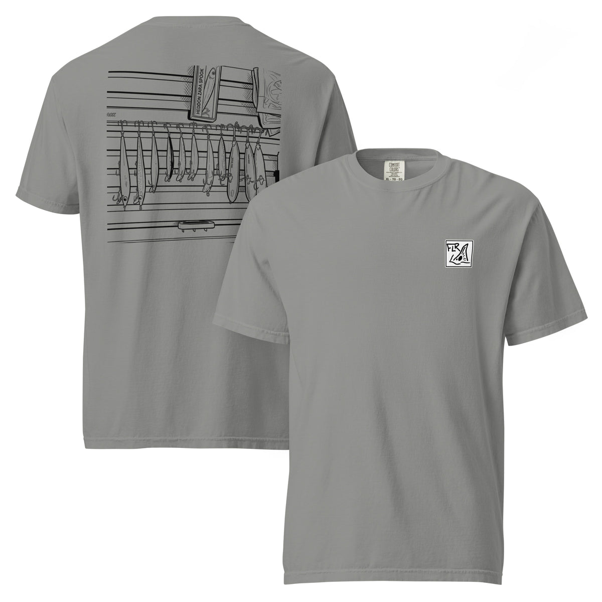 Lure Collection Unisex Fishing T-Shirt - Florida Redfish LLC detail view