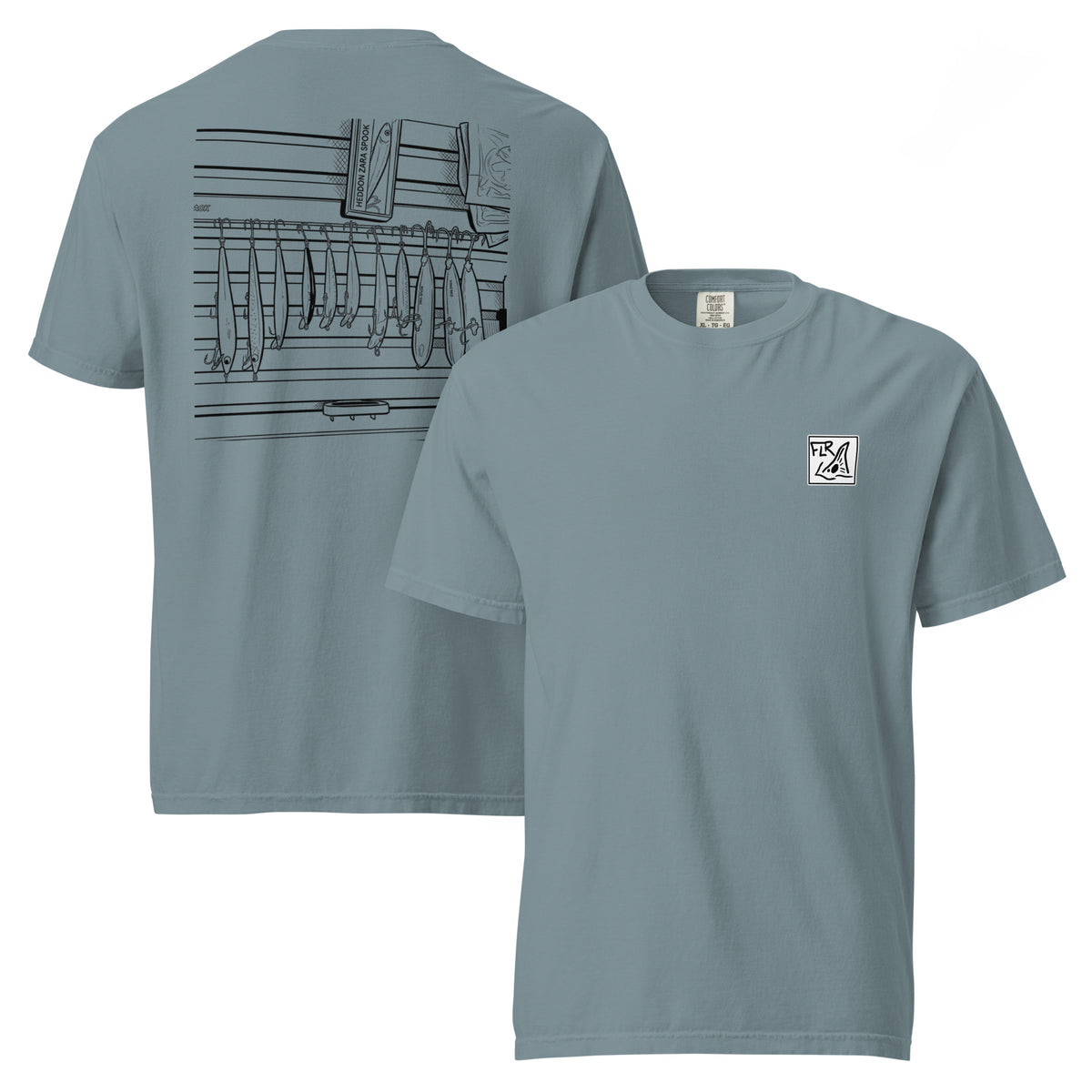 Lure Collection Unisex Fishing T-Shirt - Florida Redfish LLC detail view