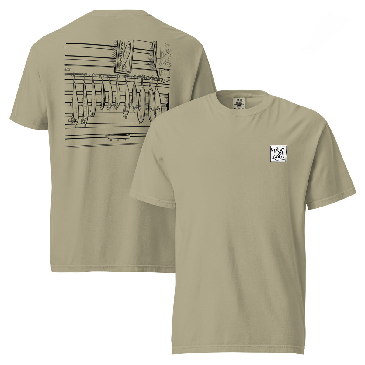 Lure Collection Unisex Fishing T-Shirt - Florida Redfish LLC detail view
