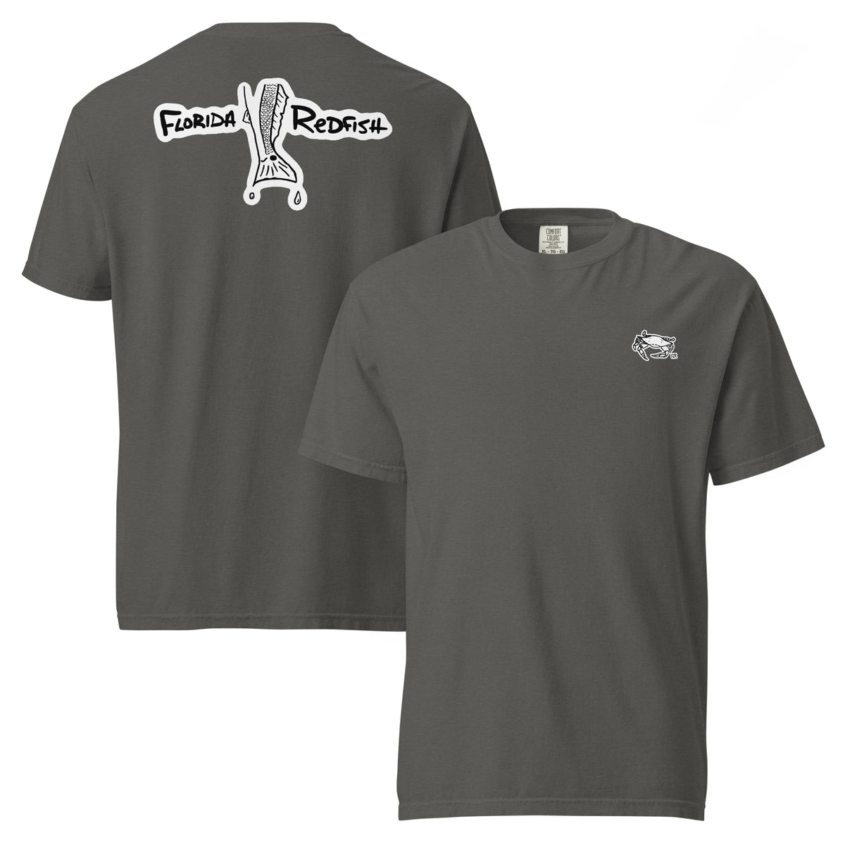FLR Classic Logo Unisex T-Shirt - Florida Redfish LLC Hand-Drawn Logo Tee detail view
