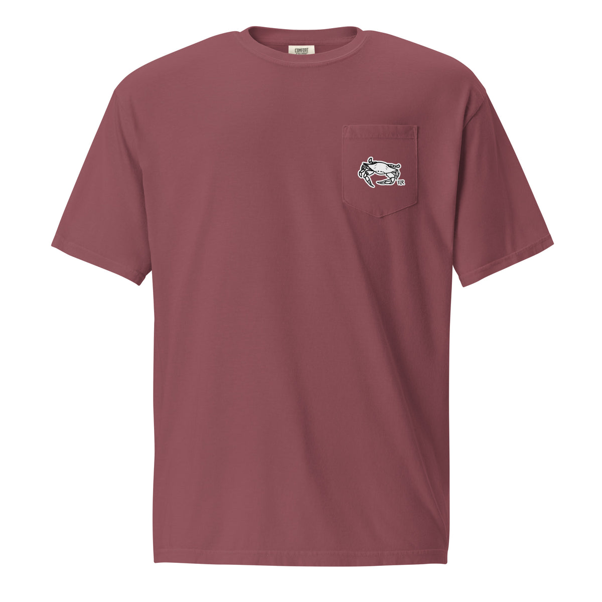 Fishin' Reds 'Til I'm Dead Vintage Unisex Pocket Tee - Florida Redfish LLC detail view
