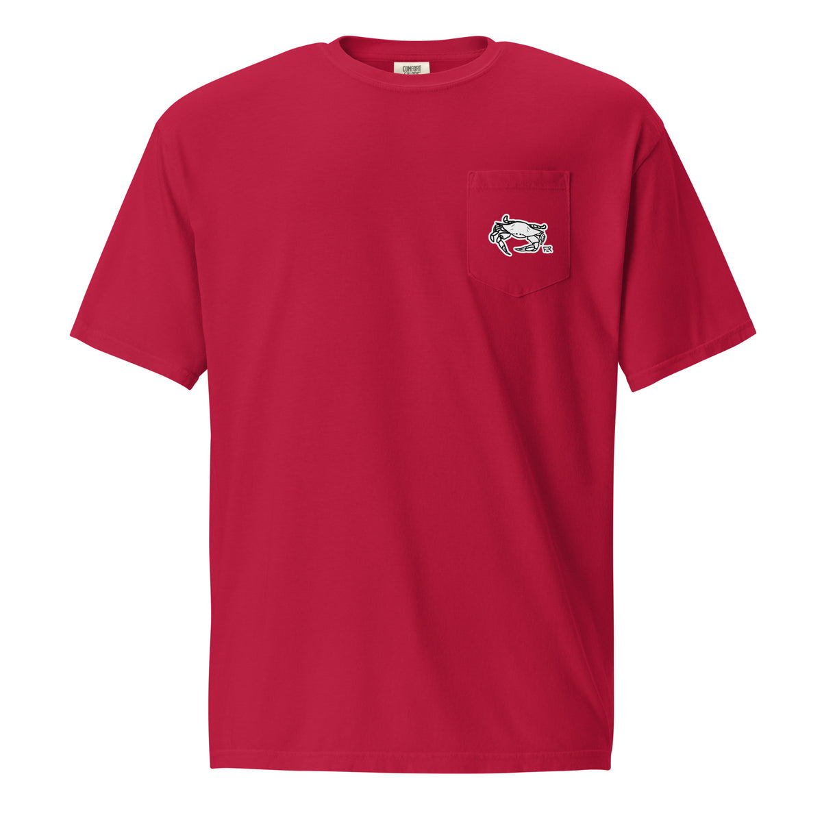 Fishin' Reds 'Til I'm Dead Vintage Unisex Pocket Tee - Florida Redfish LLC detail view