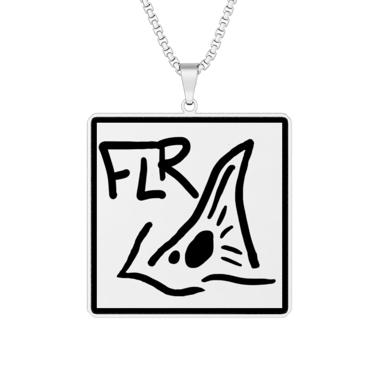 FLR Dyed Logo Pendant | Florida Redfish LLC Jewelry