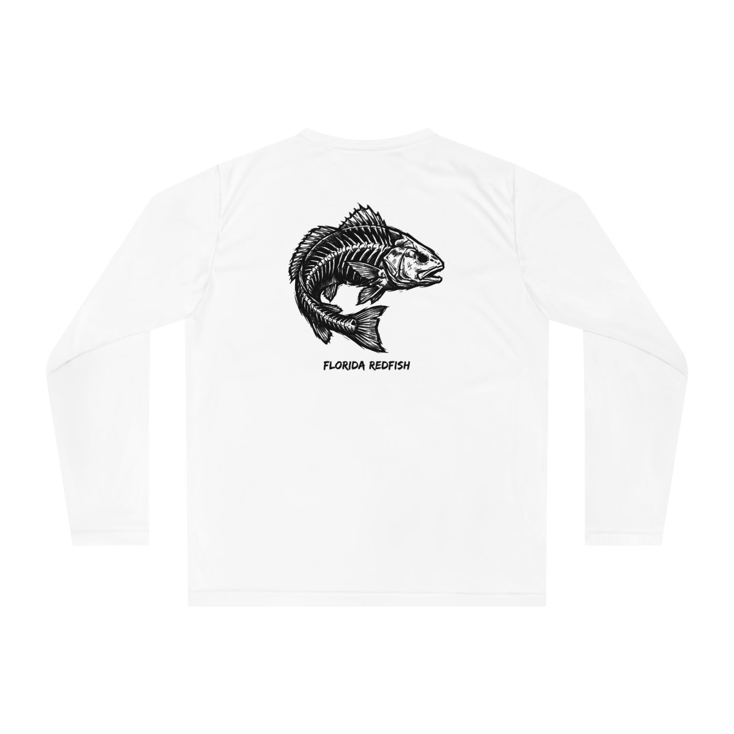 FLR Redfish Skeleton Dry-fit Long-sleeve Shirt