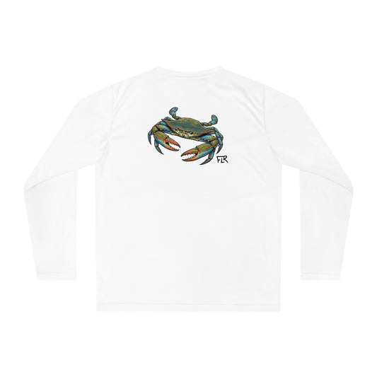 FLR Blue Crab Dry-fit Long-sleeve Shirt