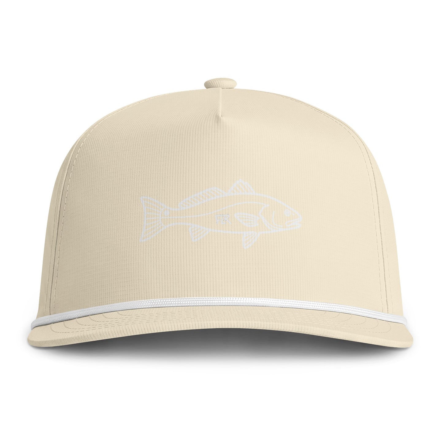 FLR Redfish Sunwashed Rope Cap | Fishing Hat for Inshore Anglers