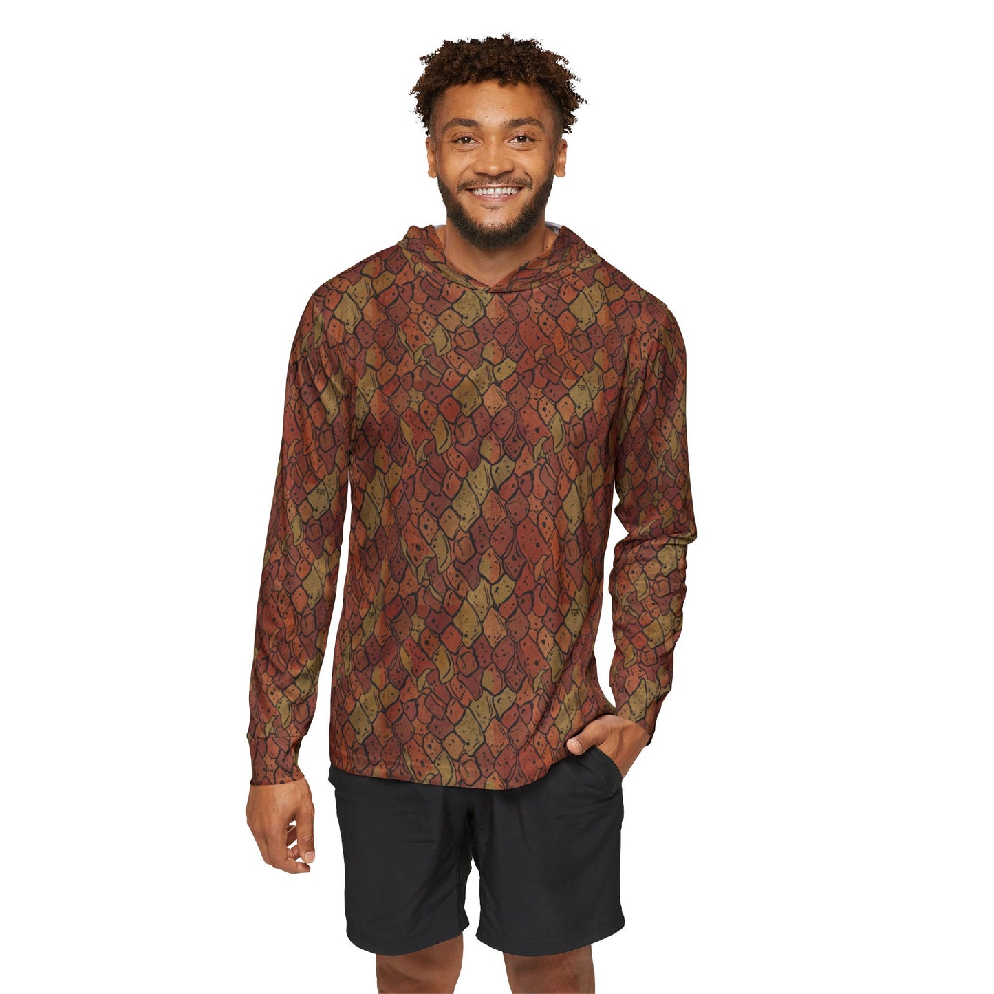 FLR Redfish Scales Camo Guide Hoodie | UPF 50+ All-Over Print Performance Hoodie