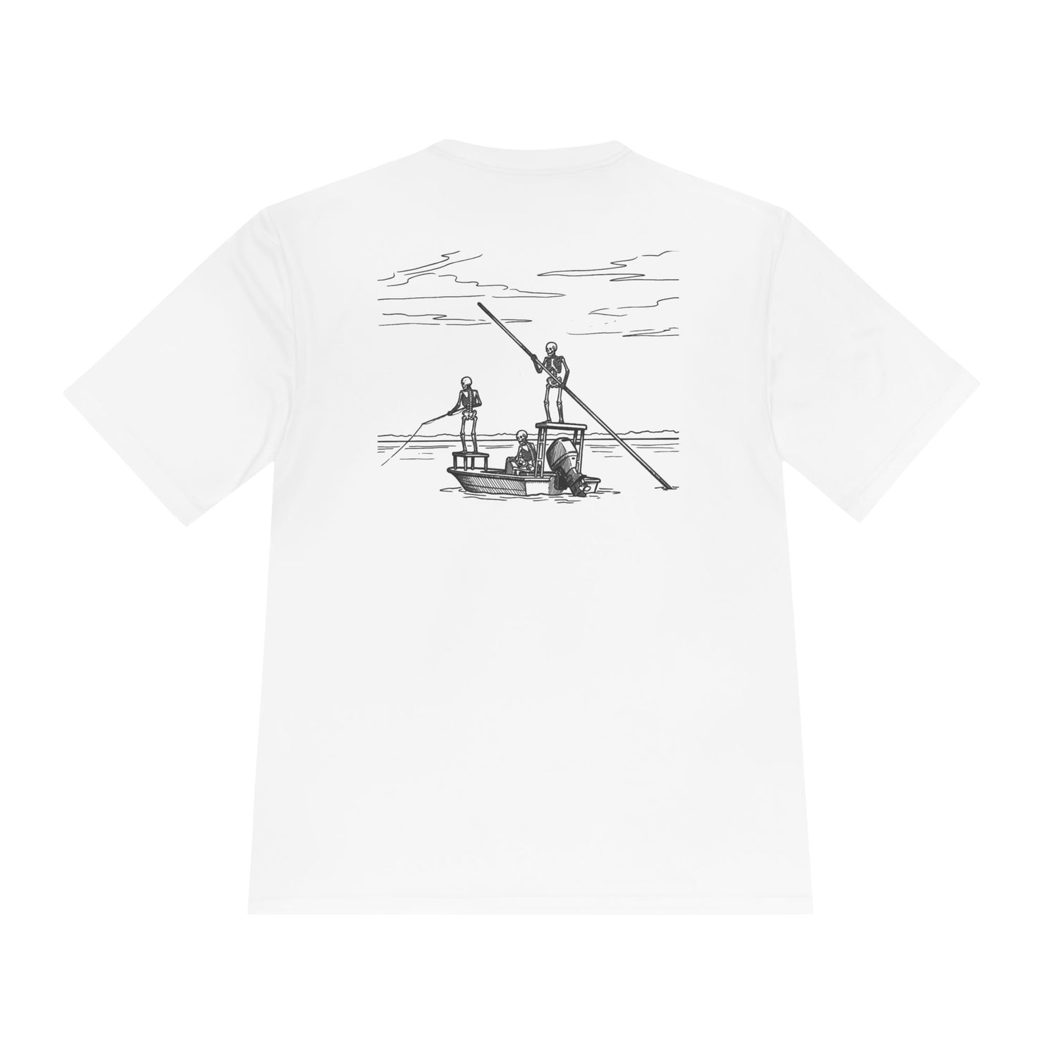 FLR Fish Til I'm Dead Dryfit Performance Tee - UPF Moisture-Wicking Fishing Shirt - Florida Redfish LLC