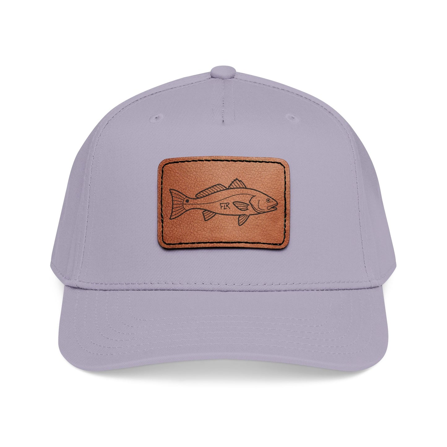 FLR Redfish Leather Patch Cap | Florida Inshore Fishing Hat