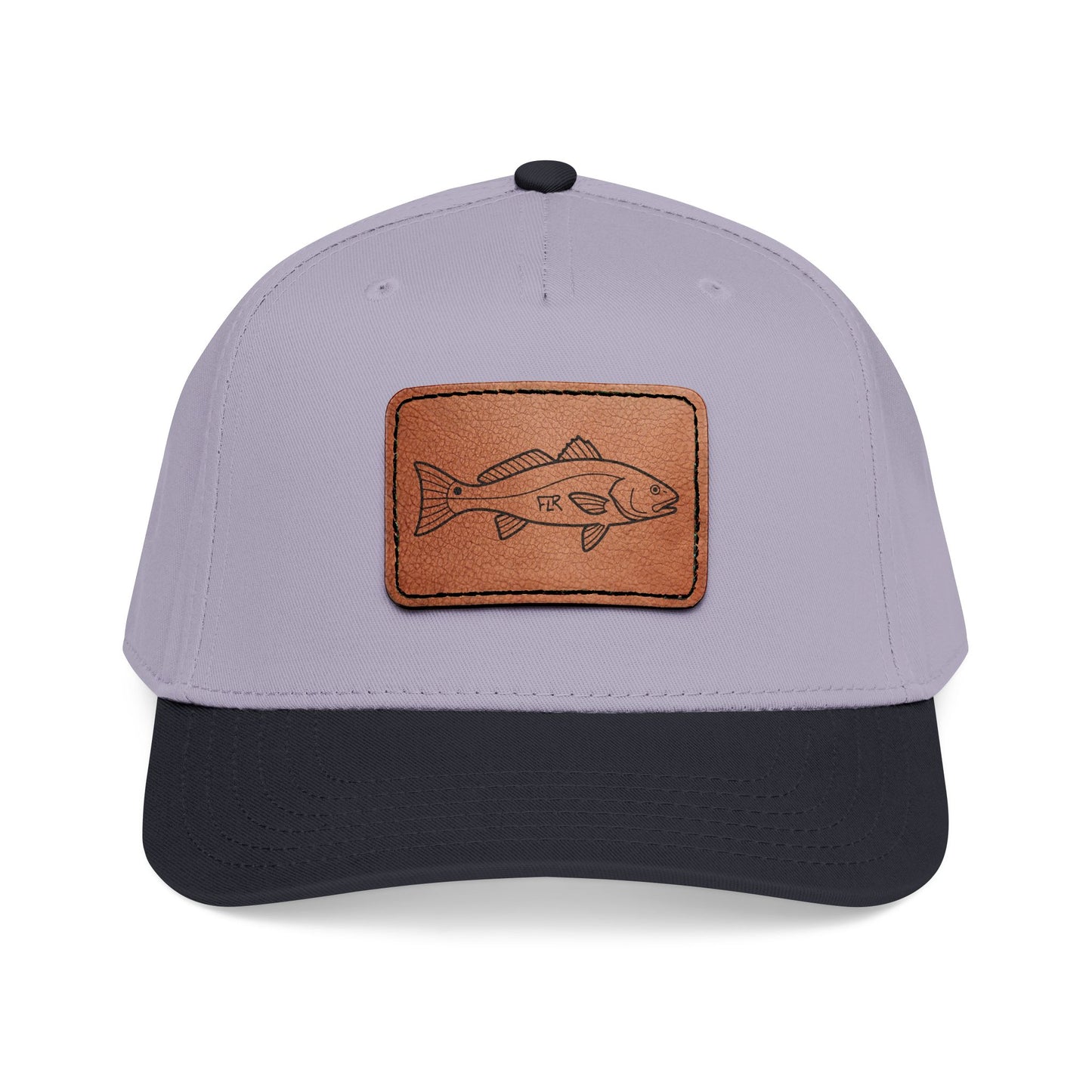 FLR Redfish Leather Patch Cap | Florida Inshore Fishing Hat