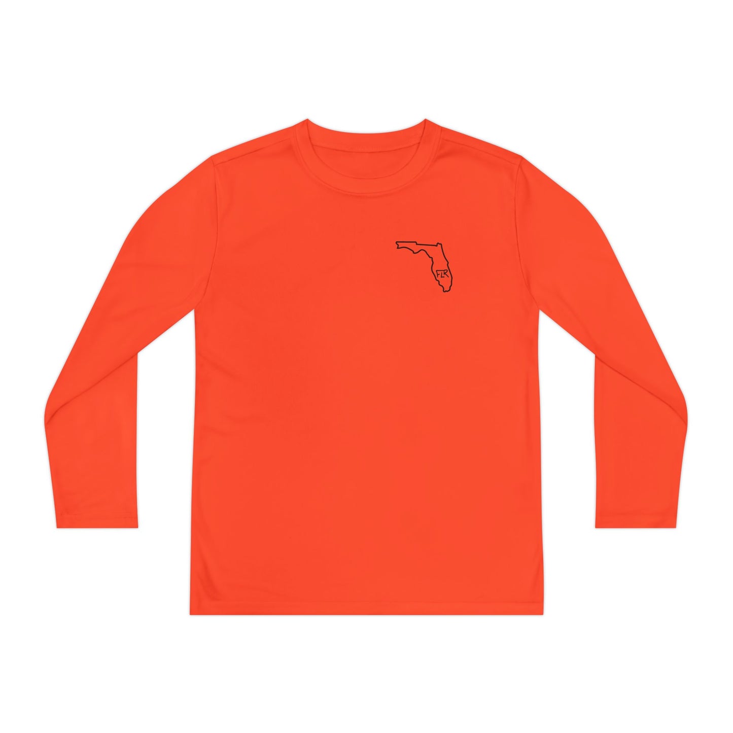 FLR Fish Til I'm Dead Kids Dryfit Tee - UPF Performance Florida Kids Fishing Shirt detail view