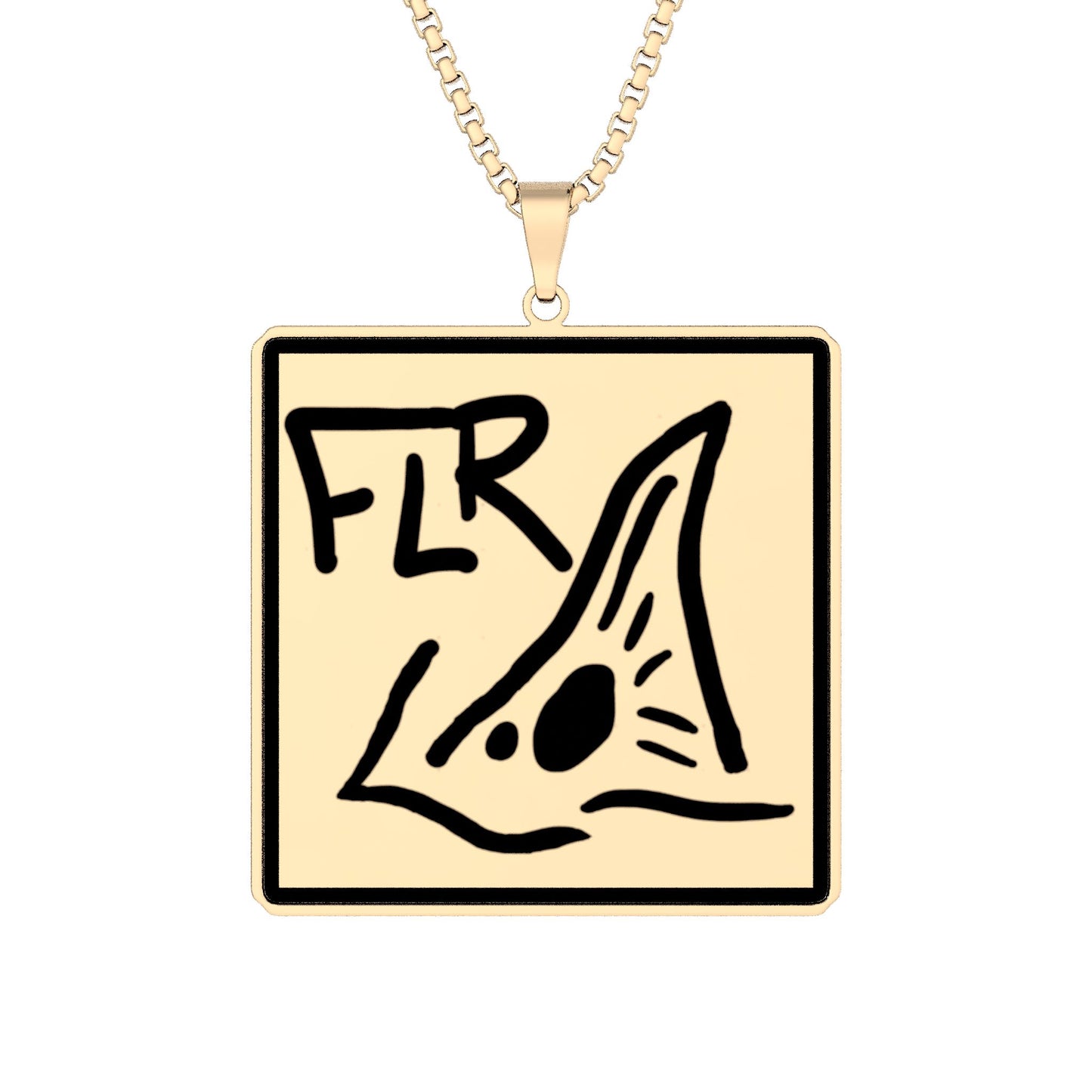 FLR Dyed Logo Pendant | Florida Redfish LLC Jewelry
