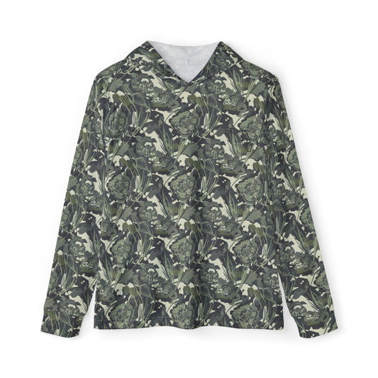 FLR Marsh Camo Guide Hoodie | All-Over Oyster & Marsh Grass Print
