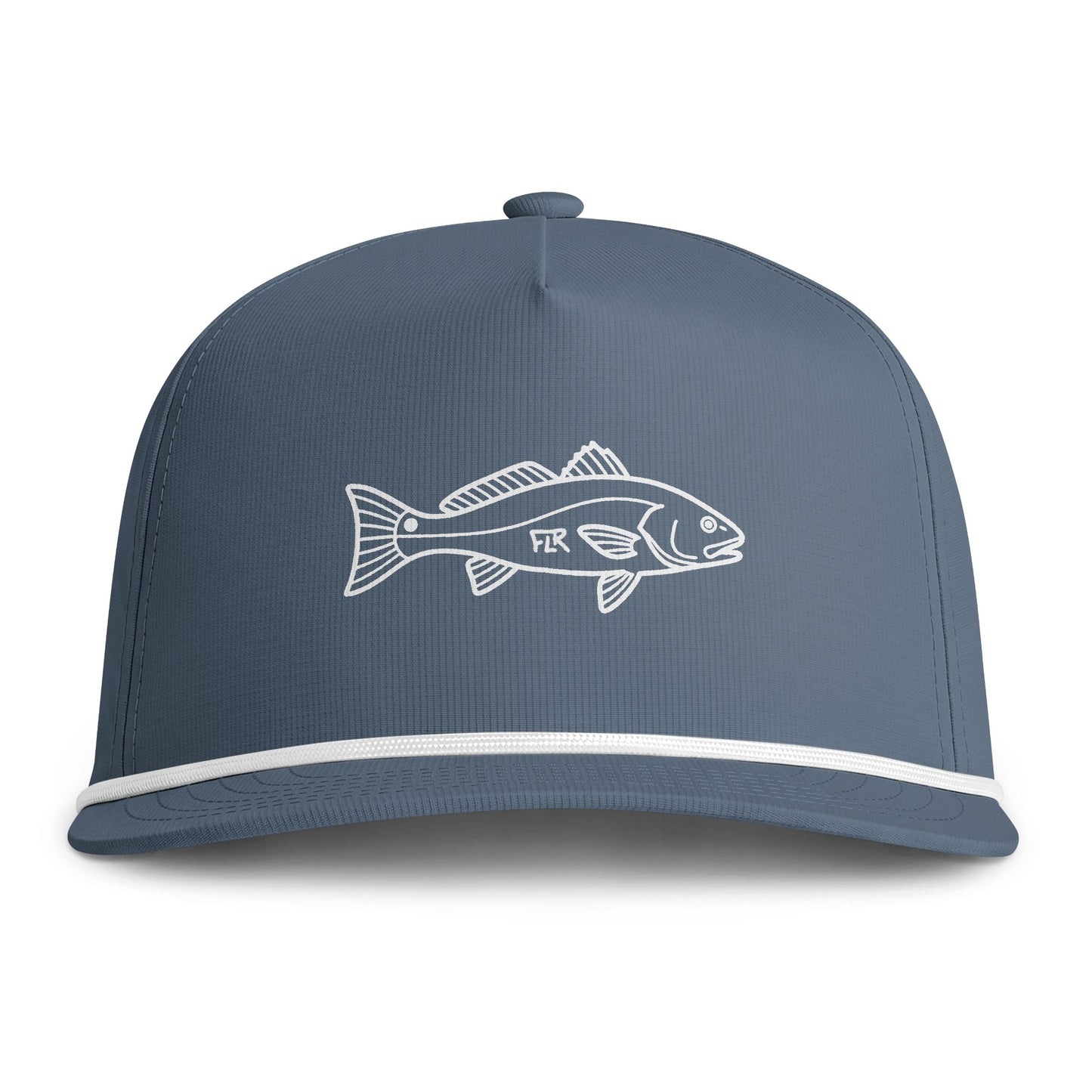 FLR Redfish Sunwashed Rope Cap | Fishing Hat for Inshore Anglers
