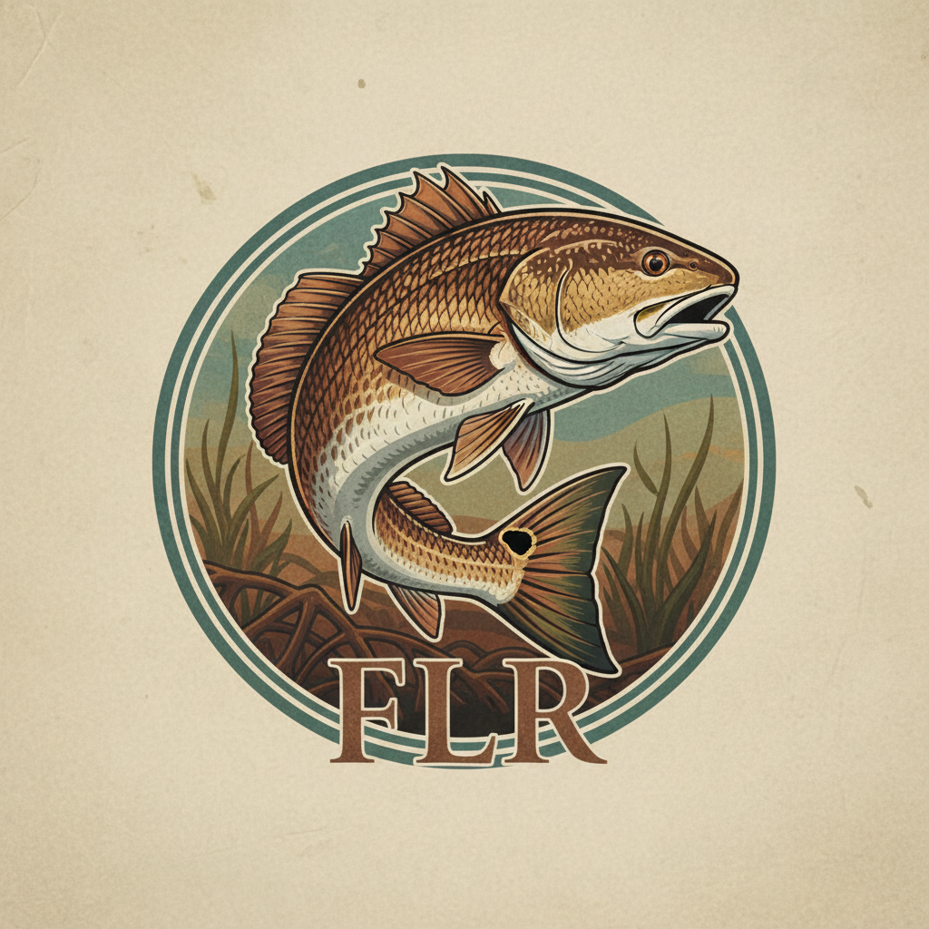 Florida Redfish LLC Redfish Badge Unisex T-Shirt - FLR Original Tee detail view