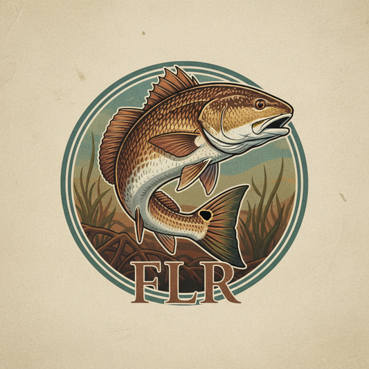 Florida Redfish LLC Redfish Badge Unisex T-Shirt - FLR Original Tee detail view