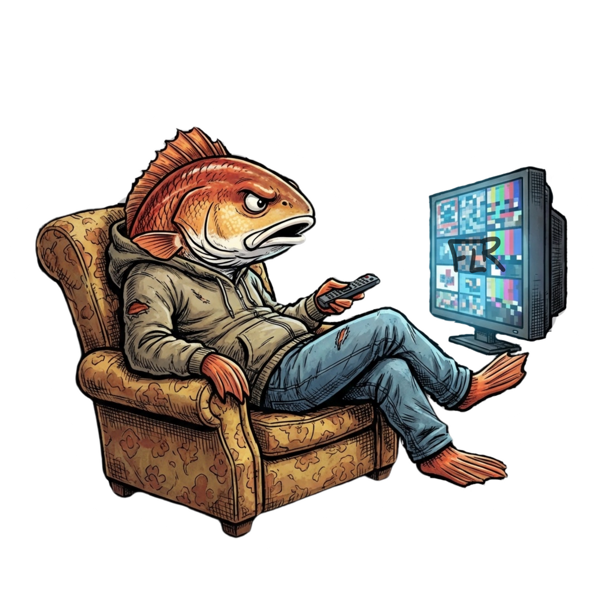 Medium Vinyl Sticker (3-4") | Redfish & Coastal Designs